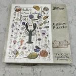 Complete Heritage 550PC Puzzle Shells Of The New England Coast 18 X 24. Fixed Price $14.99.