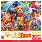 Masterpieces - Playful Paws Camping Buddies 300 Ez Grip Jigsaw Puzzle. Fixed Price $16.99.