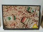Piatnik 1000 Pc. Jigsaw PUZZLE-#561146 "MATCHES"-26 1/2" X 17 3/8"-AUSTRIA. Fixed Price $18.49.