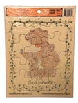 Golden Frame Tray Puzzle Precious Moments - Love Is Gentle 1992. Fixed Price $13.12.