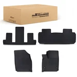 Black Floor Mat Set For Chevrolet Traverse 2018-2025 Custom Tpe 7 Seater. Fixed Price $91.30.