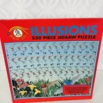 Illusions Magic Eye Ceaco Hummingbirds 550 Piece Jigsaw Puzzle Sealed. Fixed Price $19.99.