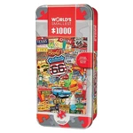 Master Pieces 31527 World's Smallest - Route 66 1000 Jigsaw Puzzle. Fixed Price $19.99.