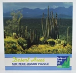 Hoyle National Park Limited Organpipe Cactus Desert Hues 550 Pc Jigsaw Puzzle. Fixed Price $23.00.
