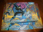 Milton Bradley 200 Pc Puzzle Batman & Robin Vintage 12" X 16" Complete. Fixed Price $17.99.