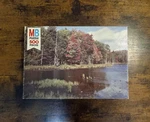 Milton Bradley Vintage 500 Piece Puzzle 20" 14" Adirondack #4611 Usa Croxley. Fixed Price $17.05.