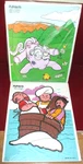 Set Vintage Playskool Wooden Frame Tray Puzzles Rub-a-dub-dub Baby Blossom 1985. Fixed Price $22.49.