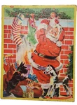 1960'S Jaymar Christmas Santa Stockings 35-PIECE Frame-tray Puzzle #2564-2-29. Fixed Price $12.99.