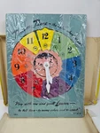Vintage Sifo Wooden Puzzle Timmy Time Color Wheel Clock 1950'S. Fixed Price $11.69.