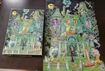 Vintage 1973 Springbok Complete Assembled Puzzle Box House On Haunted Hill. Fixed Price $59.99.