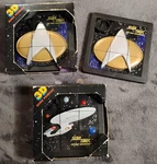 Vintage 1995 Star Trek The Next Generation Damert Co. 3D 4"X4" Slide Puzzles. Fixed Price $34.99.