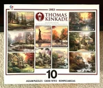 Thomas Kinkade 10 Jigsaw Puzzles, Collector's Edition 3400 Pieces Ceaco New!. Fixed Price $21.99.
