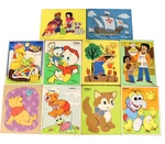 10 Preschool Puzzles Vtg 6-17 Pcs Muppets Big Bird Disney Judy Pooh Ship Wooden. Fixed Price $37.99.
