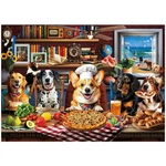 1000 Pieces Puzzles For Adults Dogs' Dinner Party Jigsaw Family Game. Fixed Price $13.96.