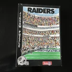Vtg Oakland Raiders Nfl Jigsaw Puzzle 513 Pieces Fandemonium John Holladay 1994. Fixed Price $24.99.