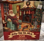 1994 Gibson 550 Piece Jolly Old St. Nick Jigsaw Puzzle ( Factory Sealed) New. Fixed Price $24.99.