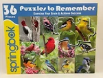 Springbok Oversized Jigsaw Puzzle 36 Pcs Birds To Remember Alzheimers/dementia. Fixed Price $14.95.