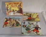 Vintage Milton Bradley Game Uncle Wiggily Set 3 Pictire Puzzles Cartoon Animals. Fixed Price $24.00.