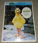 Vintage Whitman Sesame Street 1979 Big Bird Frame Tray Puzzle 8.25" X 11". Fixed Price $7.49.