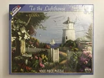 To The Light House 1000 Piece Puzzle White Mountain #391 Usa Alan Giana. Fixed Price $29.95.