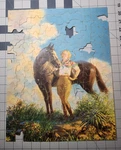 Rare Vintage 1930S Brown & Bigelow Cardboard Jigsaw Puzzle Incomplete No Box. Fixed Price $26.24.