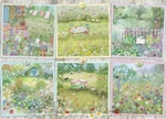 Cobble Hill Cottage Gardens 1000 Piece Jigsaw Puzzle. Fixed Price $19.55.