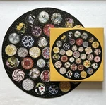 Hallmark Circular Springbok The Paperweight Puzzle 500 Pieces Round 1980'S. Fixed Price $39.99.