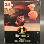 Disney Pixar Incredibles 24 Piece Puzzle 2017 Ages 5+ Made China 9"X10". Fixed Price $8.50.