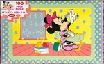 Jaymar Vintage *new* Minnie Me - Going To School 100PC Puzzle. Fixed Price $35.00.