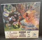 Sunsout 1000 Piece Jigsaw Puzzle Bubble Flower By Josephine Wall 1997 WL30001. Fixed Price $15.95.