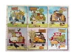 Cobble Hill Farmer's Market Trucks Seasons 1000PC Jigsaw Puzzle - No Box. Fixed Price $15.00.