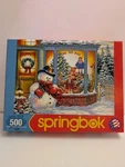Springbok Frosty's Toy Box Jigsaw Puzzle 500 Piece Complete 34-01483. Fixed Price $19.99.