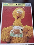 Golden Frame Tray Puzzle Sesame Street Vintage 80S Nostalgia Pbs Toy Big Bird. Fixed Price $12.34.