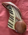 Note And Keyboard - Secret Wooden Puzzle Box. Fixed Price $30.00.