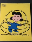 Vintage Playskool Wooden Puzzle Lucy Jumping Rope #230-12 Peanuts. Fixed Price $10.00.