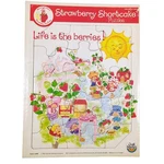 Vtg Strawberry Shortcake Tray Frame Puzzle Craft Master 1981 Life Is The Berries. Fixed Price $11.99.