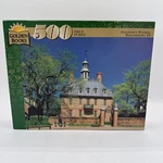 Golden Books 500 Piece Jigsaw Puzzle Governor Mansion Williamsburg Va New. Fixed Price $12.00.