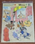 Golden 1986 Pound Puppies Extra Thick Frame Tray Puzzle City Dog. Fixed Price $9.99.
