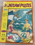 Whitman Vintage Rare Jr. Jigsaw Puzzle Water Skiing 63 Pieces 1 Missing. Fixed Price $6.00.