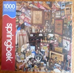 New/sealed Springbok 1000 Pc Puzzle Baseball "collector's Closet" 24X30. Fixed Price $12.99.