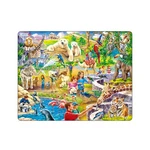Larsen US30 Een Spannende Dag Dierentuin, Frame Puzzel Met 48 Stukjes. Fixed Price $31.14.
