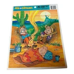Vtg Golden Alvin And The Chipmunks Frame Tray Puzzle 4514F 38 1980S Cartoon. Fixed Price $14.99.