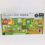 Petit Collage Follow + Spot Puzzle Maze At The Farm 10 Piece Kids Large Jigsaw. Fixed Price $7.80.