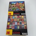 (2) Cra-z-art Kodak Premium Montreal Doors/european Town 1000 Pc 27X20 Puzzle. Fixed Price $19.99.