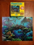Complete Hobbico Royce Art Visual Echo Sunlit Sea 3D Eect Fish Jigsaw Puzzle 500. Fixed Price $10.00.