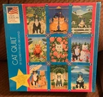 Great American Puzzle Factory "cat Quilt" 1000 Pieces 20" X 27" New Sealed 1997. Fixed Price $16.35.