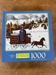 Charles Wysocki Americana Winter Bouquet 1000 Puzzle Milton Bradley New Vintage. Fixed Price $34.99.