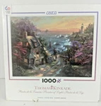 New Thomas Kinkade 1000 Puzzle The Village Lighthouse Painter Of Ceaco Nib. Fixed Price $42.99.