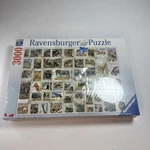New Ravensburger 17079 Jigsaw Puzzle Animal Stamps 3000 Pieces Retired. Fixed Price $38.21.