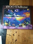 Mega Puzzles 1500 Pieces Deluxe 22.5" 32.75" Lahana Vision Complete Dolphin. Fixed Price $24.88.